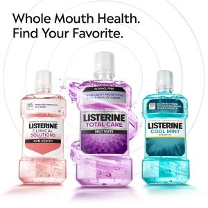 Listerine Antiseptic Mouthwash For Bad Breath - Cool Mint, 3.2 Fl Oz
