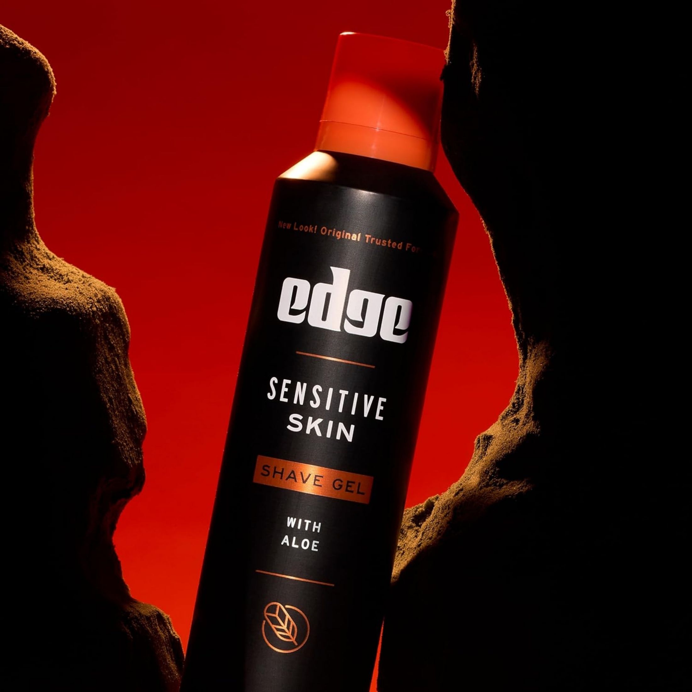 Edge Sensitive Skin Shave Gel For Men With Aloe, 2.75 Oz