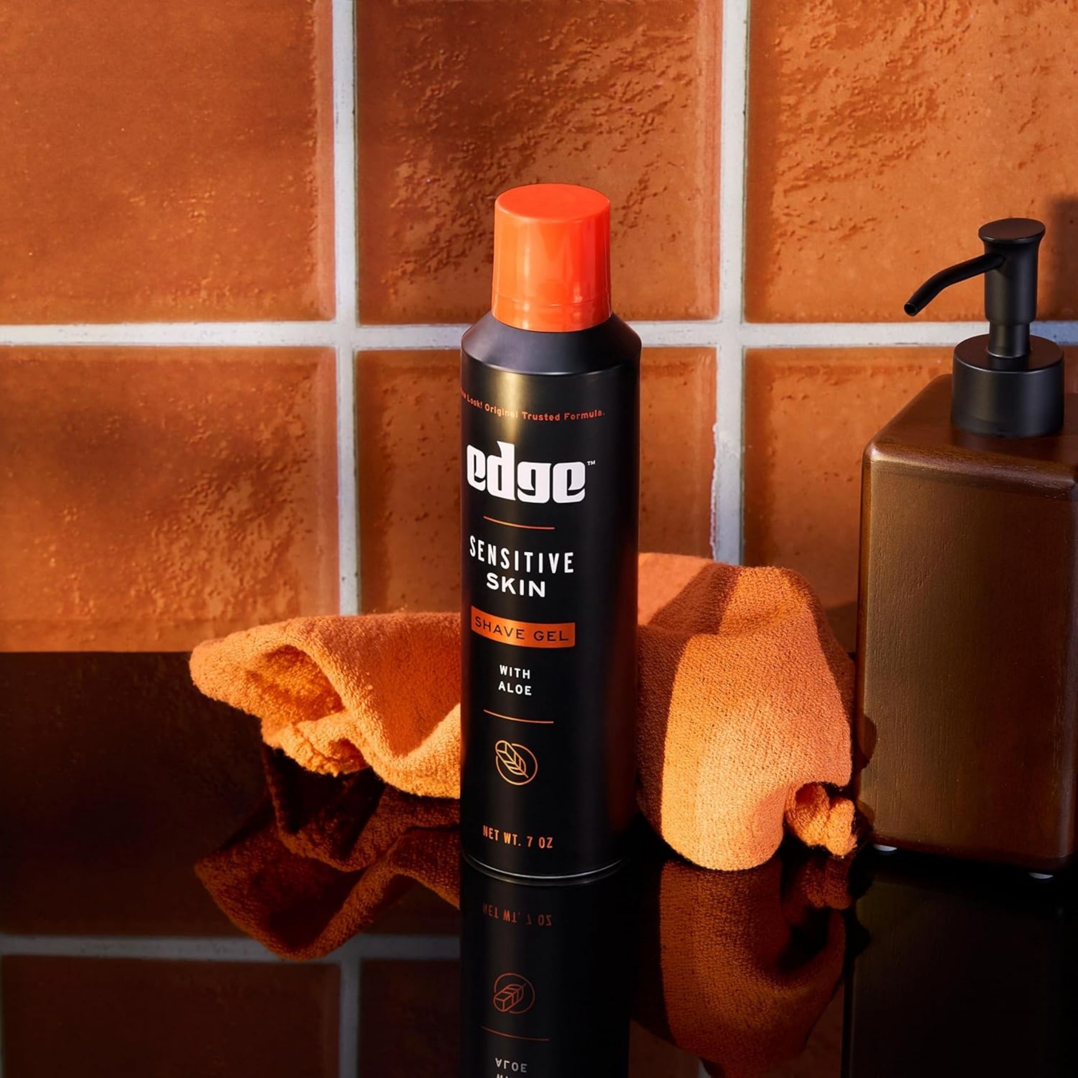 Edge Sensitive Skin Shave Gel For Men With Aloe, 2.75 Oz