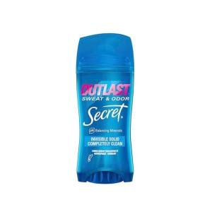 Secret Outlast Sweat & Odor Invisible Solid Antiperspirant Deodorant - Completely Clean, 0.5 Oz
