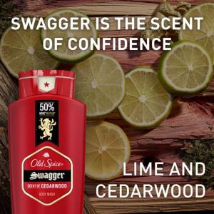 Old Spice Men's Body Wash, Swagger Scent Of Confidence, 89 Ml (3 Fl Oz) Travel Size