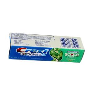 Crest Complete + Scope Whitening Fluoride Toothpaste - Minty Fresh Striped, 0.85 Oz