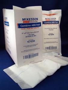McKesson Performance Abd Pad Sterile 5"X9" - Box Of 20
