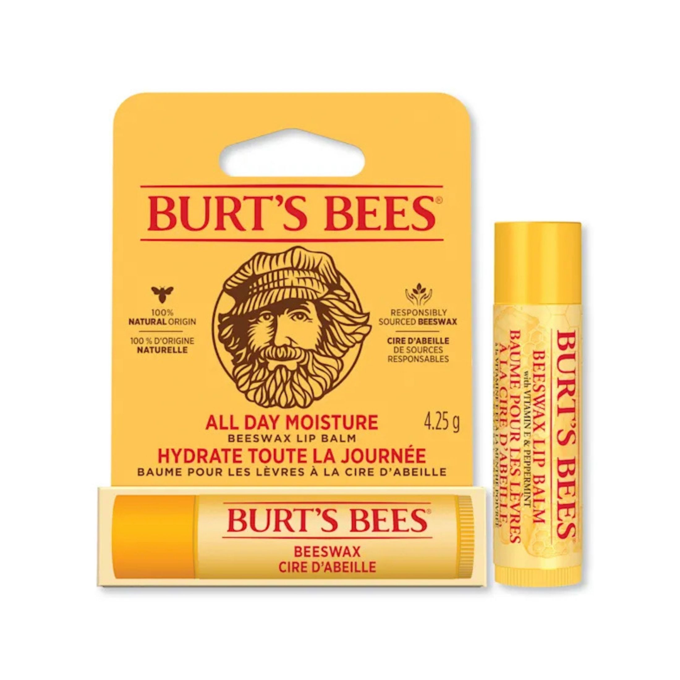 Burt's Bees Lip Balm, Beeswax 0.15 Oz
