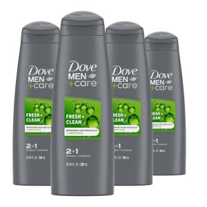 Dove Men+Care Shampoo + Conditioner, 2 In 1, Fresh + Clean 3 Fl Oz