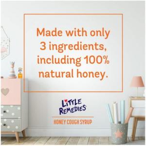 Little Remedies Honey Cough Syrup, 100% Natural 4.00 Fl Oz