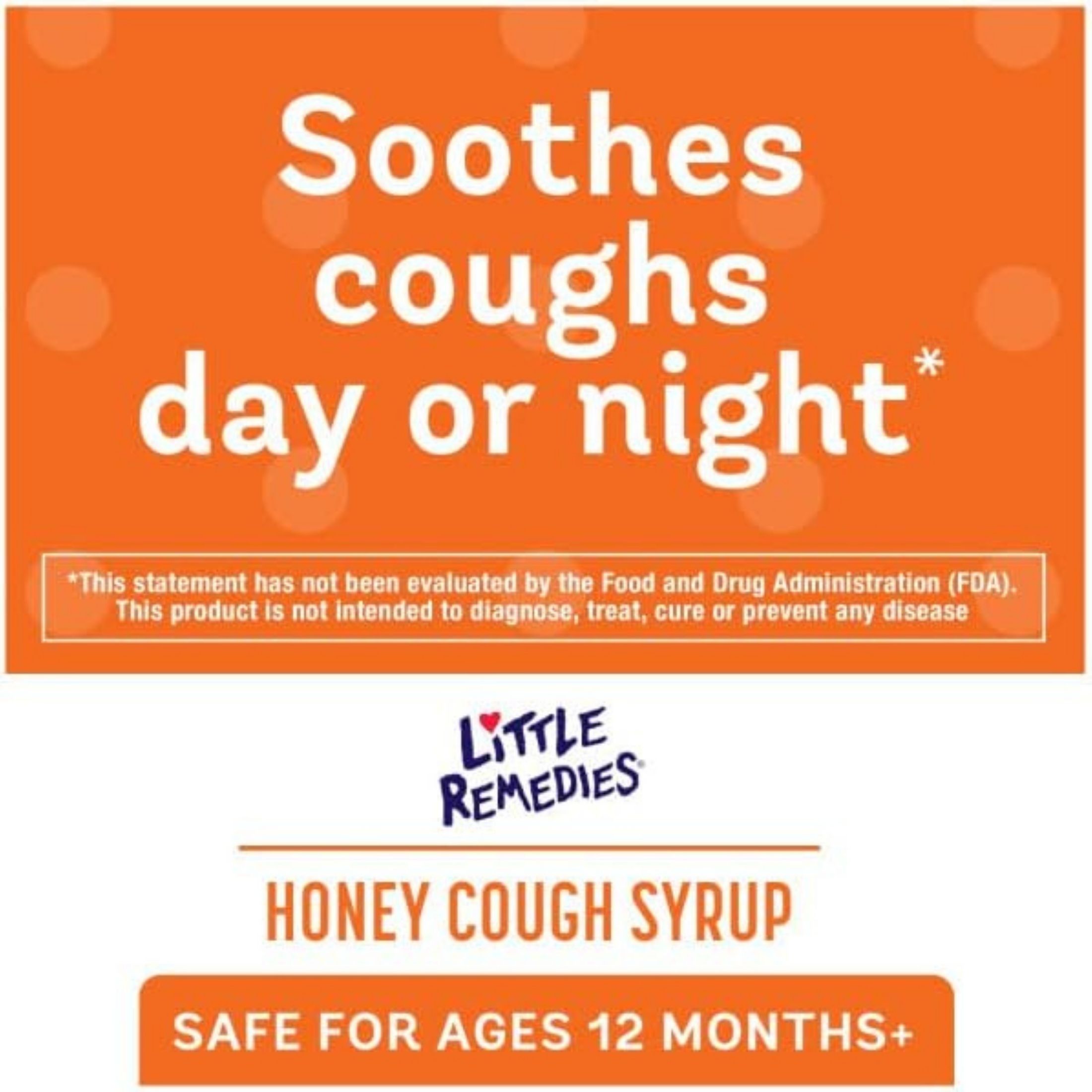 Little Remedies Honey Cough Syrup, 100% Natural 4.00 Fl Oz