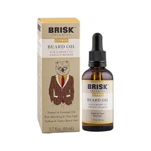 Brisk Grooming Beard Oil Citrus 1.7 Oz