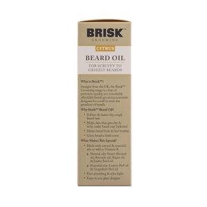 Brisk Grooming Beard Oil Citrus 1.7 Oz