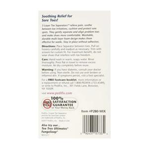 PediFix 3-Layer Toe Separators