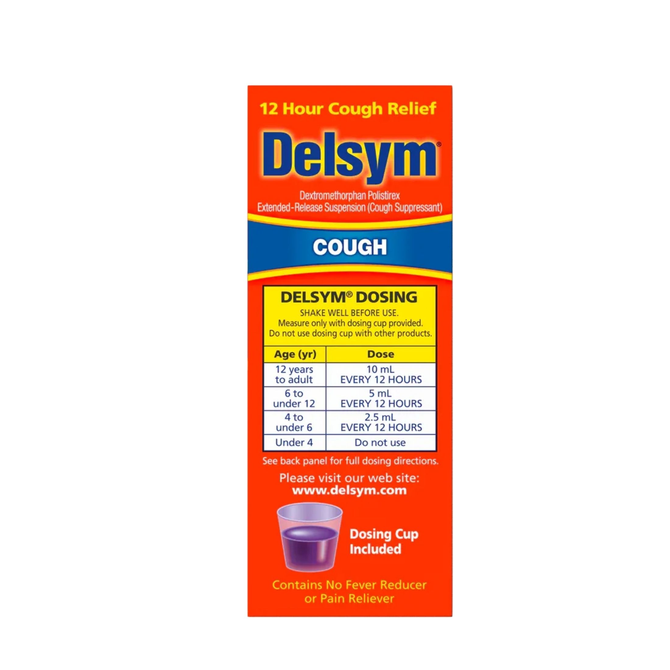 Delsym Child 12 Hour Cough Liquid Grape 5 Oz