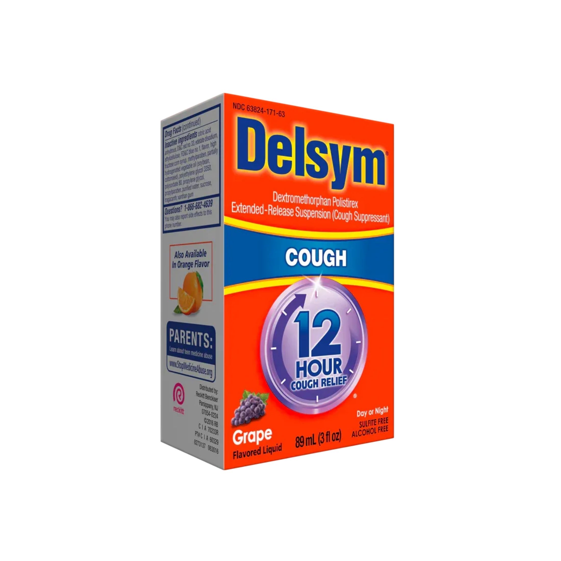 Delsym Child 12 Hour Cough Liquid Grape 5 Oz