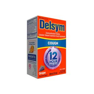 Delsym Child 12 Hour Cough Liquid Grape 5 Oz