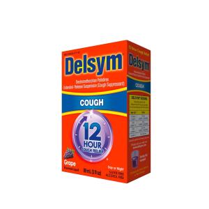 Delsym Child 12 Hour Cough Liquid Grape 5 Oz