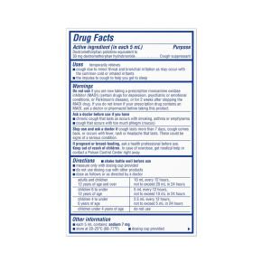 Delsym Child 12 Hour Cough Liquid Grape 5 Oz