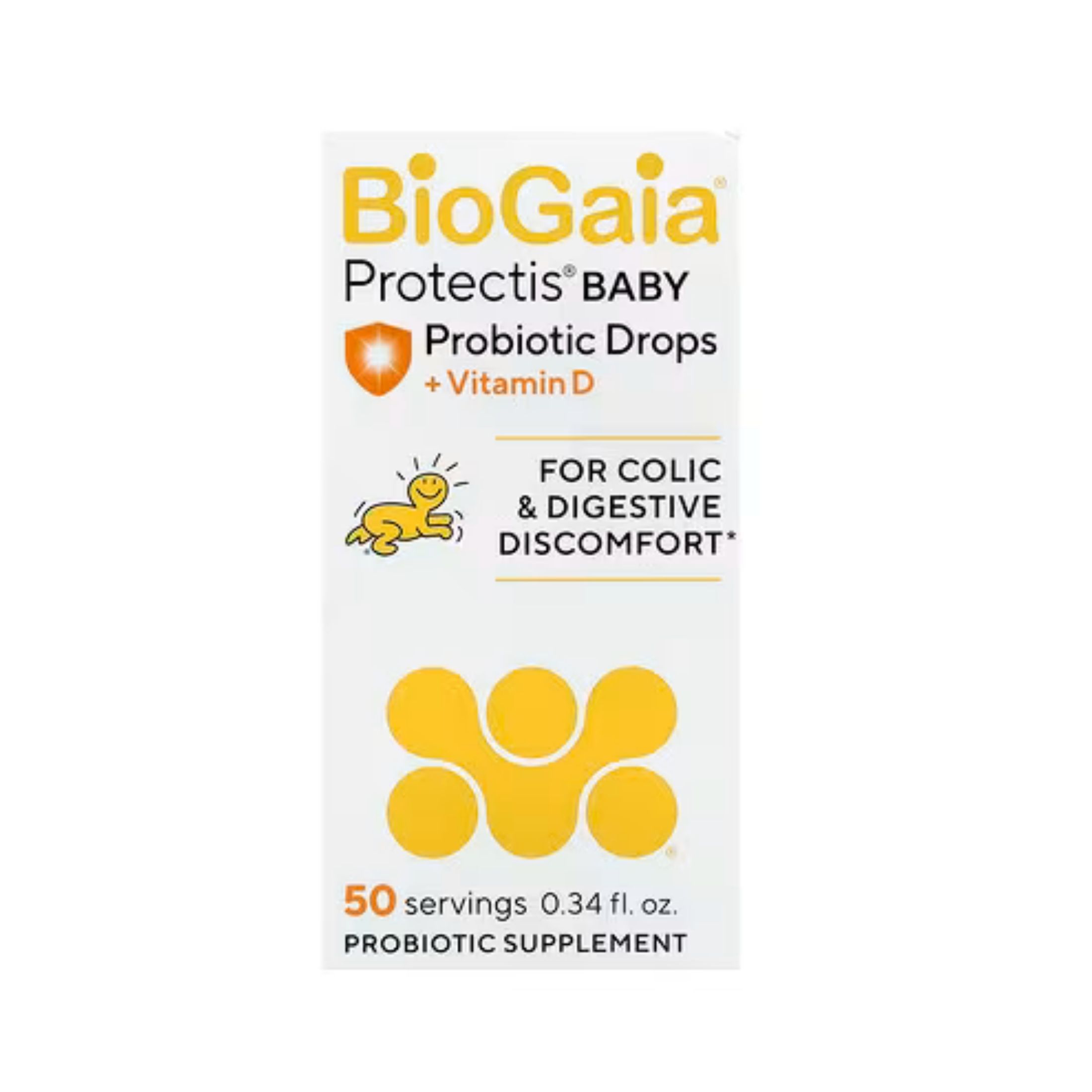BioGaia Protectis Probiotic Baby Drops With Vitamin D3 - 0.34 Fl Oz