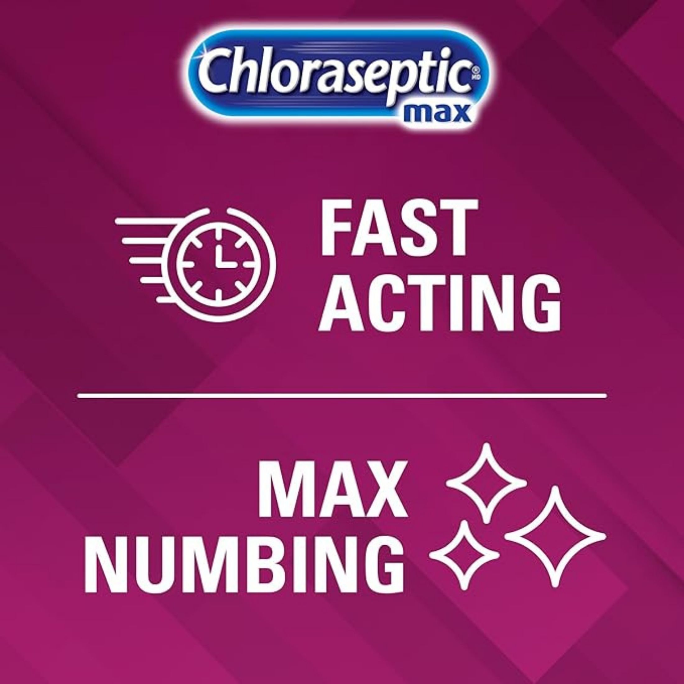Chloraseptic Max Sore Throat, Fast Acting, Lozenges, Wild Berries