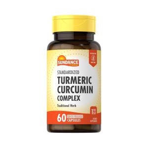Sundance Vitamins Standardized Turmeric Curcumin Complex Quick Release Capsules 60 Tabs