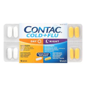 Contac Cold & Flu Day/Night Maximum Strength Caplets