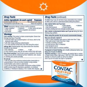 Contac Cold & Flu Day/Night Maximum Strength Caplets
