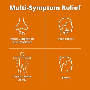 Contac Cold + Flu, Day, Multi Symptom, Maximum Strength, Caplets