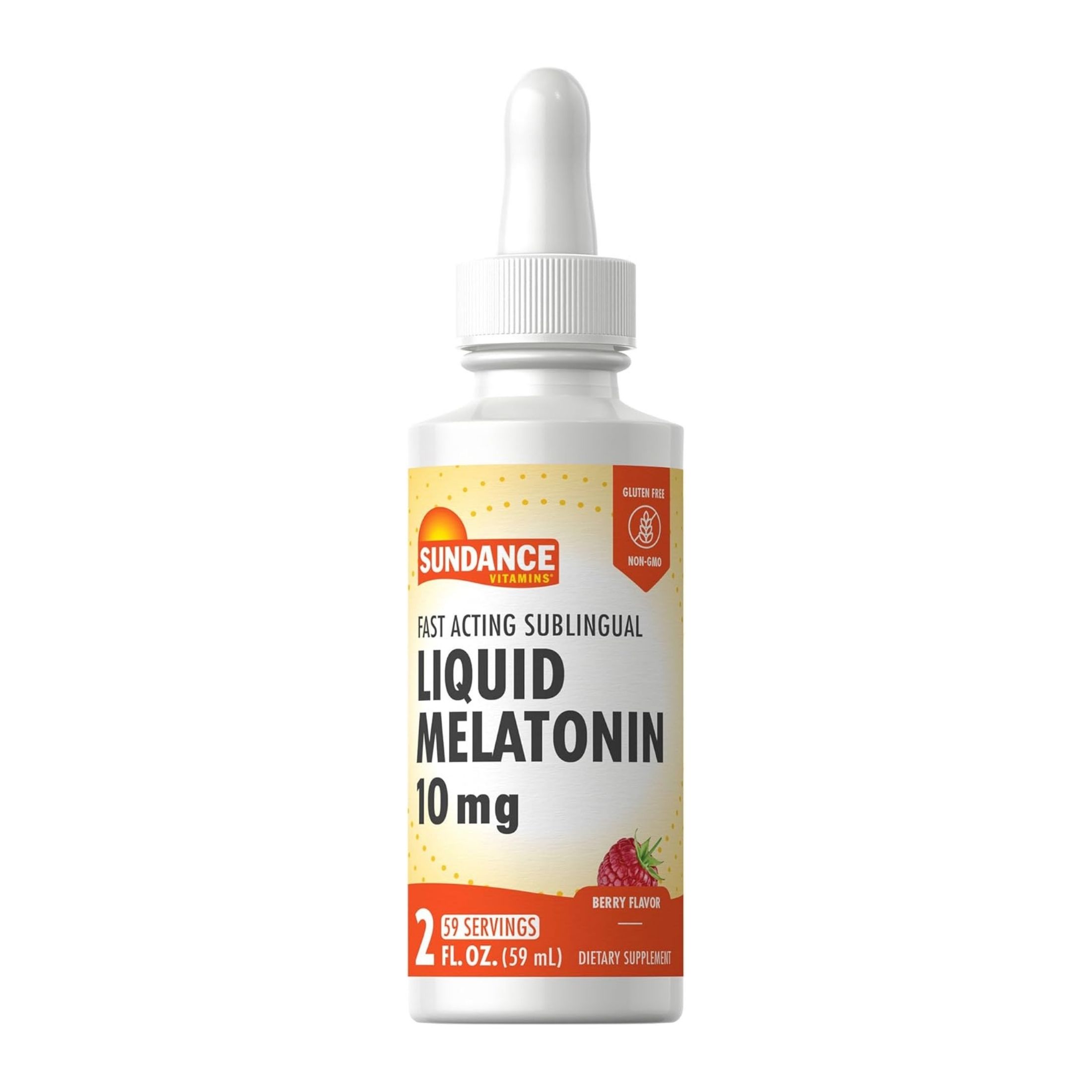 Sundance Liquid Melatonin 10 Mg Natural Berry Flavor, 2 Oz