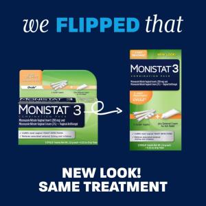 Monistat Suppository, 3-Day Treatment, Combination Pack