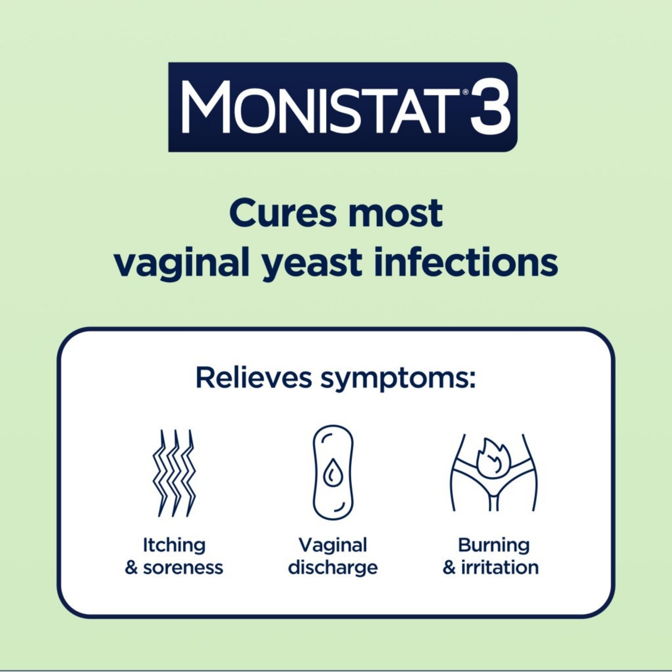 Monistat Suppository, 3-Day Treatment, Combination Pack