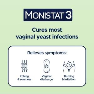 Monistat Suppository, 3-Day Treatment, Combination Pack