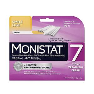Monistat Vaginal Antifungal, 7 Day Treatment, Simple Cure Cream