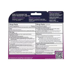 Monistat Vaginal Antifungal, 7 Day Treatment, Simple Cure Cream