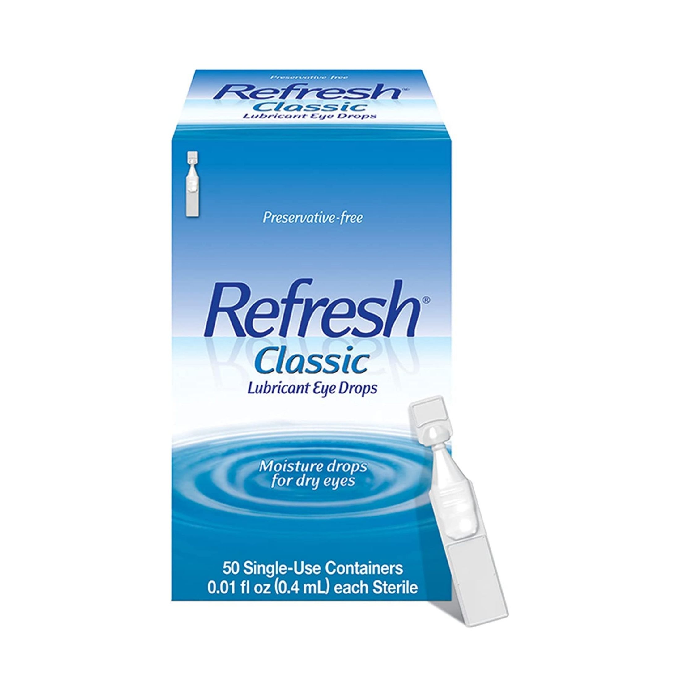 Refresh Classic Lubricant Eye Drops Single-Use Containers