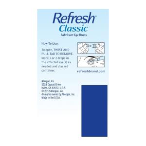 Refresh Classic Lubricant Eye Drops Single-Use Containers