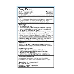 Refresh Classic Lubricant Eye Drops Single-Use Containers