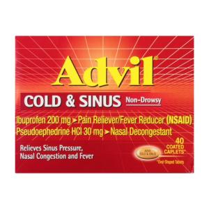 Advil Cold & Sinus, Non-Drowsy, Coated Caplets