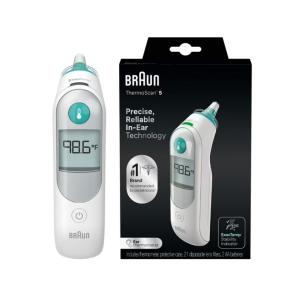 Braun ThermoScan 5 Digital Ear Thermometer, IRT6500US, White