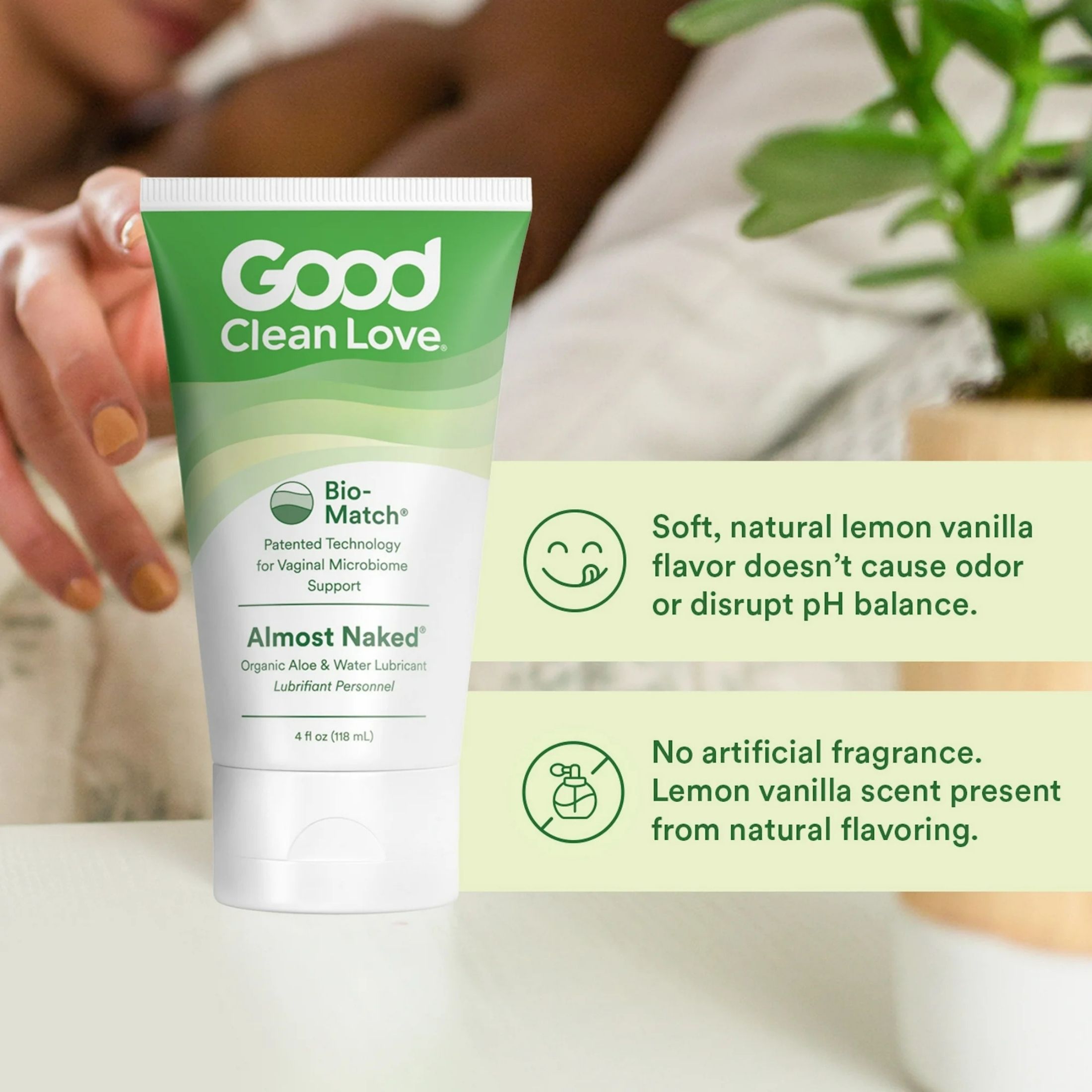 Good Clean Love Almost Naked Organic Personal Lubricant, 4 Fl Oz