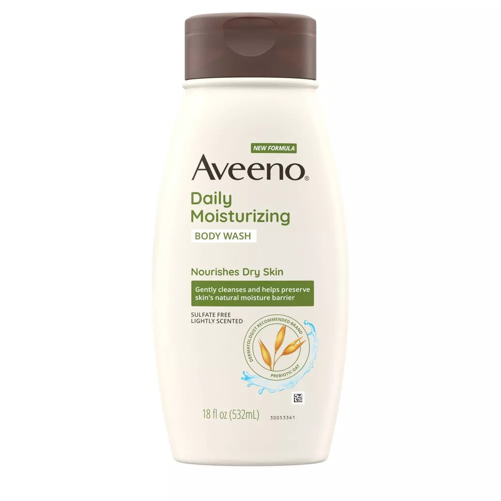 Aveeno Daily Moisturizing Body Wash With Soothing Oat - 18 Fl Oz