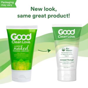 Good Clean Love Almost Naked Organic Personal Lubricant, 4 Fl Oz