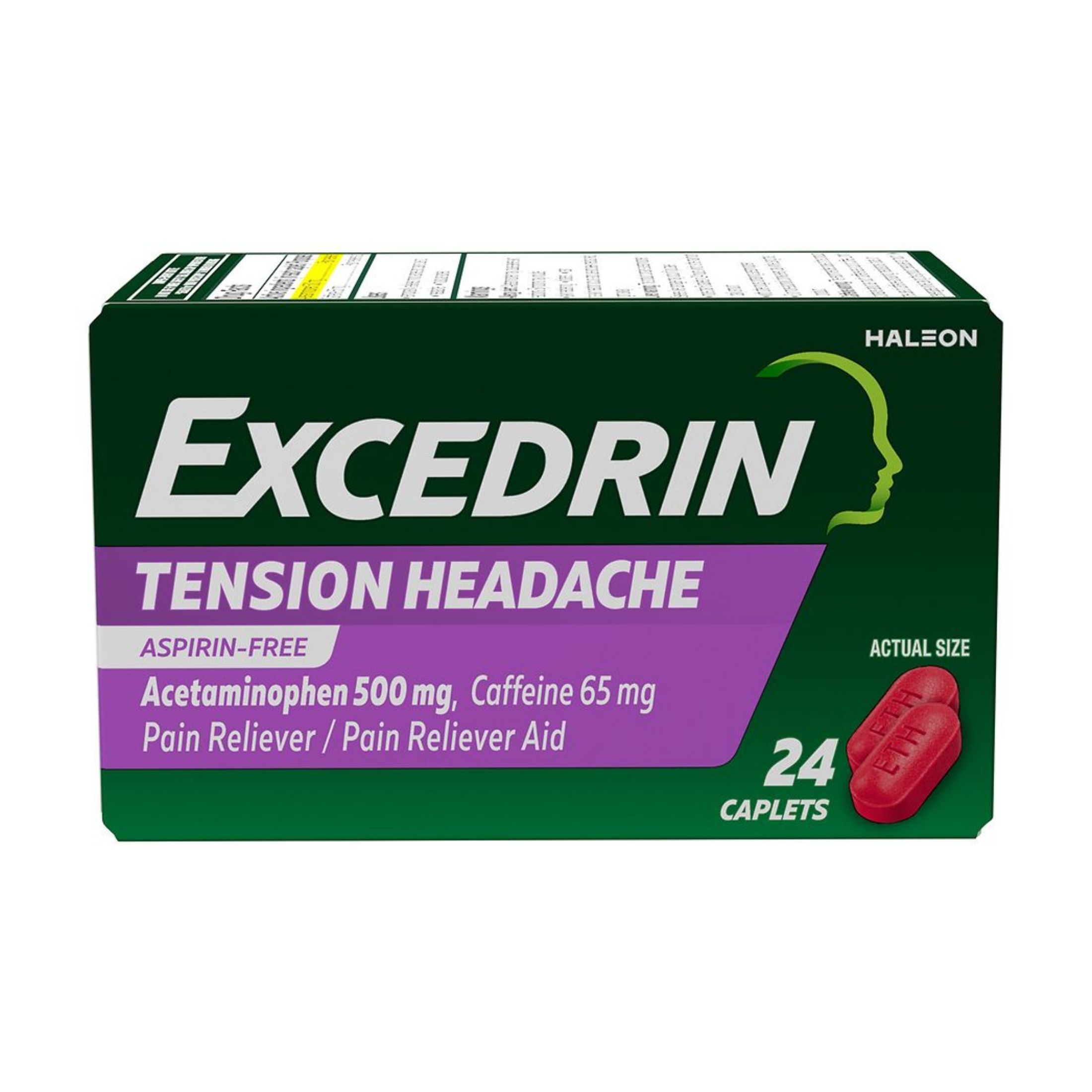 Excedrin Tension Headache 500 Mg Pain Reliever/Pain Reliever Aid