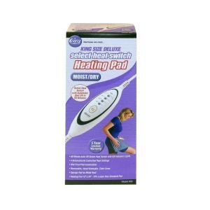Cara Heating Pad Slide Switch Moist/Dry King Size Deluxe