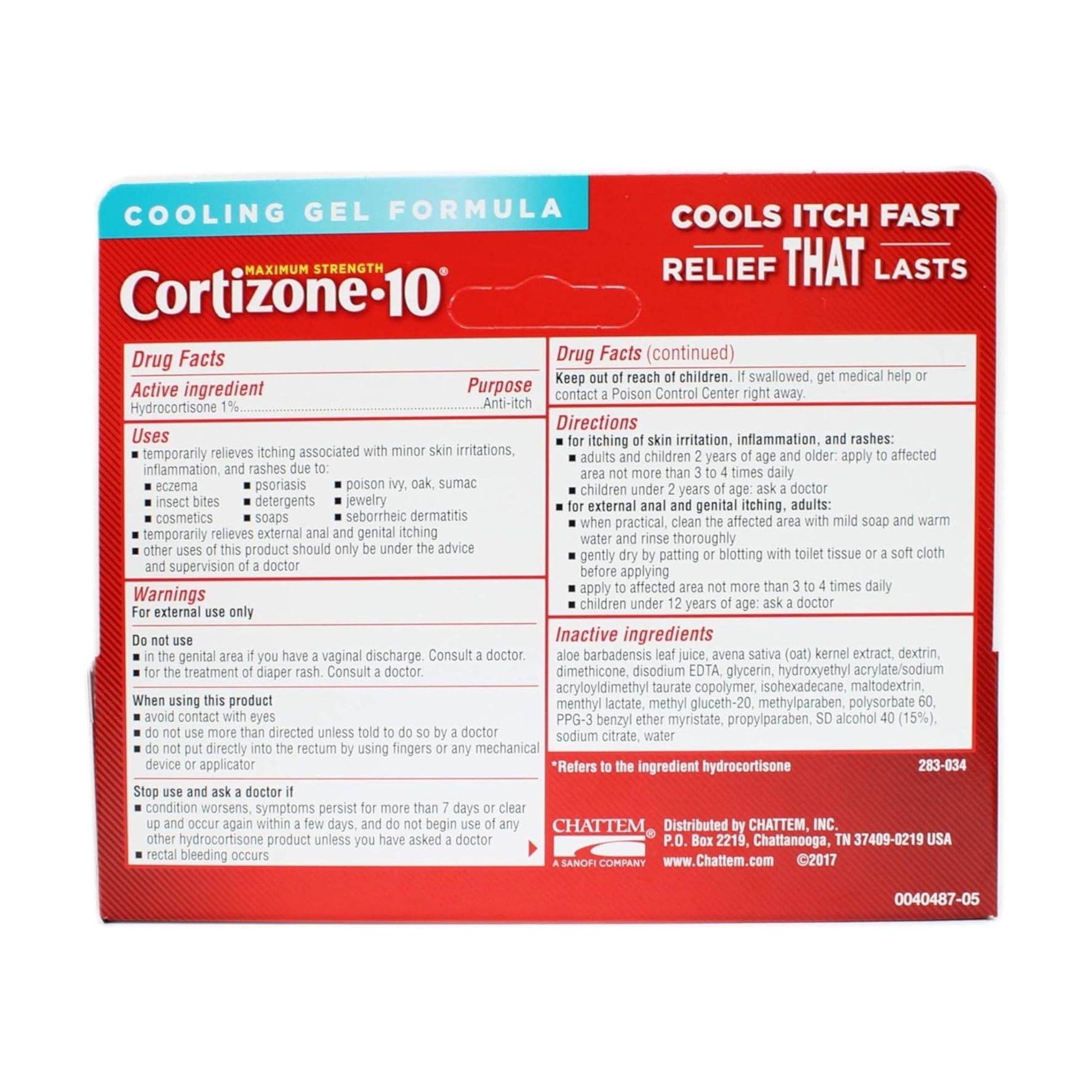 Cortizone 10 Anti Itch Gel, Maximum Strength, Cooling Gel Formula