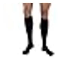 Jobst Men's Dress Knee High 8-15 Closed Toe Socks, Black, Small