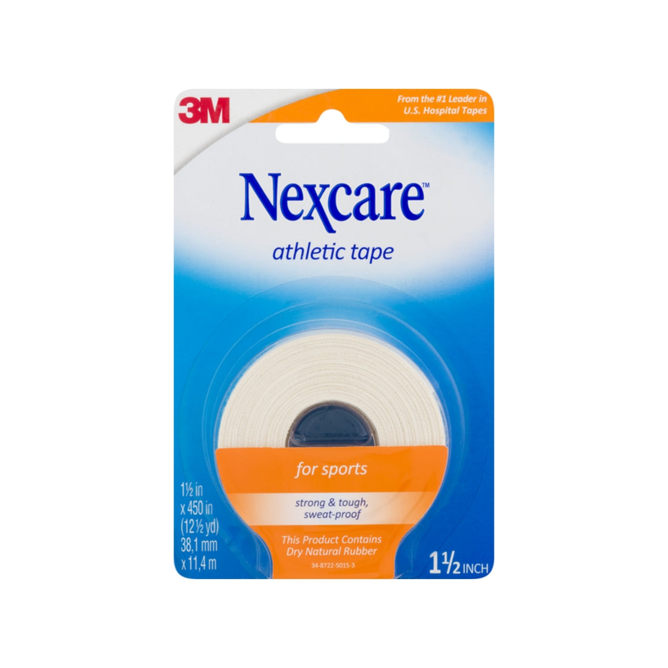 Nexcare Athletic Tape, For Sports, Strong Hold, 1.5 Inch