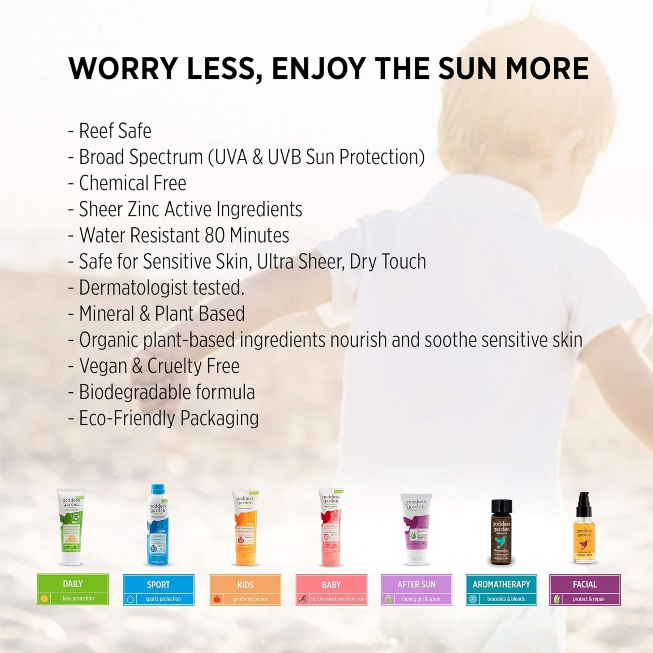 Goddess Garden Everyday Natural Sunscreen Lotion SPF 30, 3.4 Oz