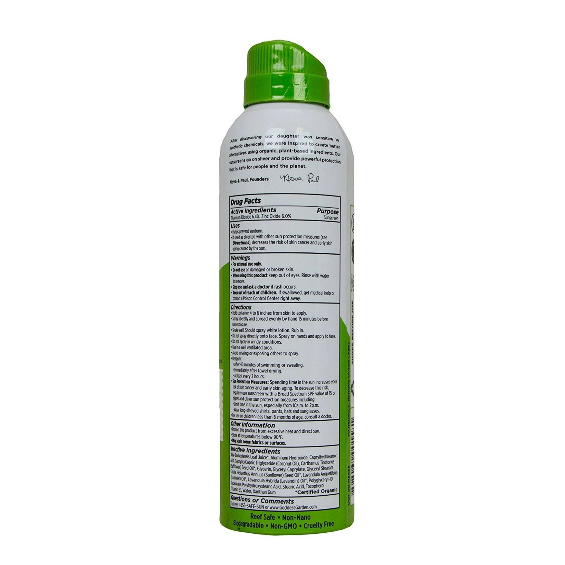 Goddess Garden Sunny Kids Natural Sunscreen SPF 30 Continuous Spray