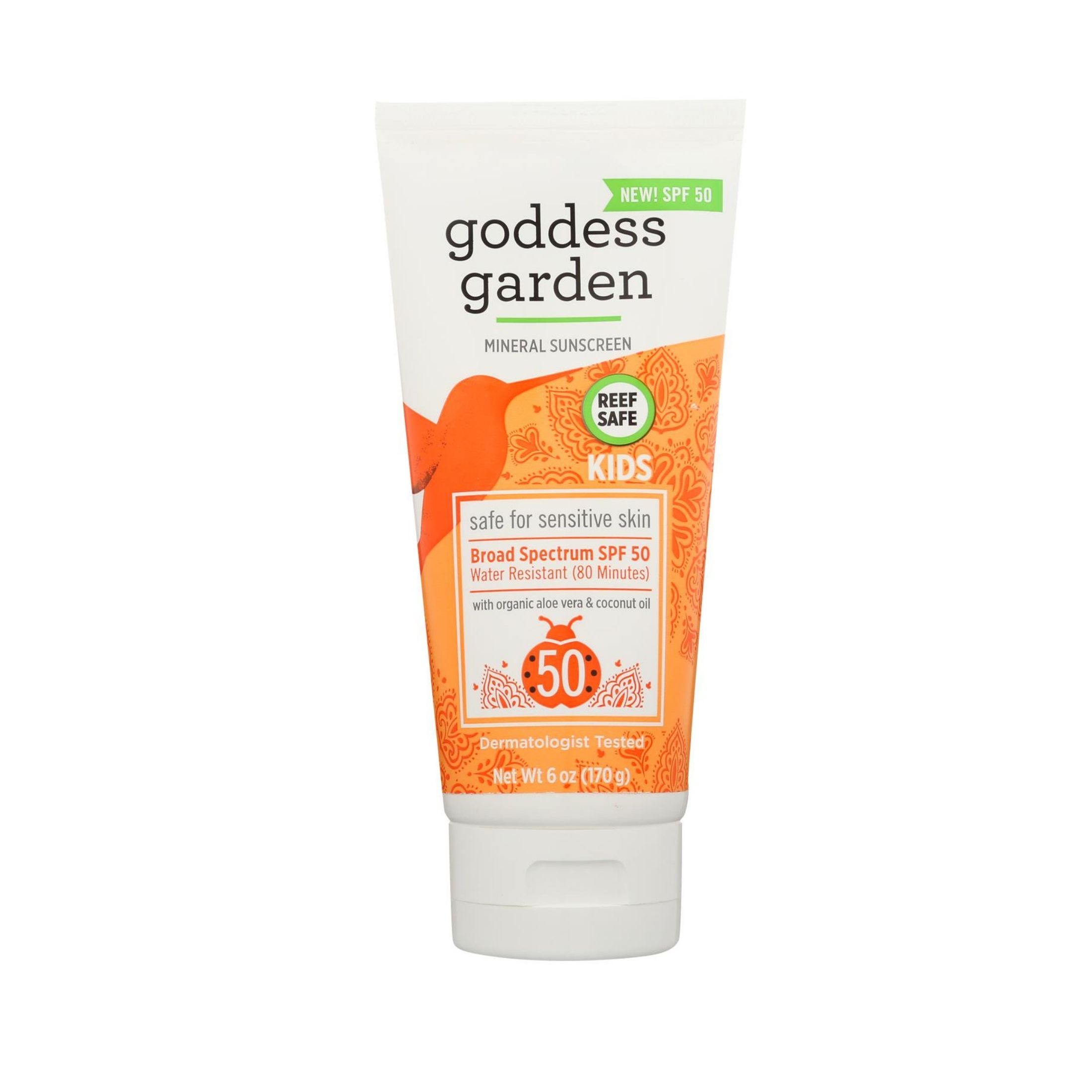 Goddess Garden Kids Spf 50 Mineral Sunscreen Lotion, 6 Oz