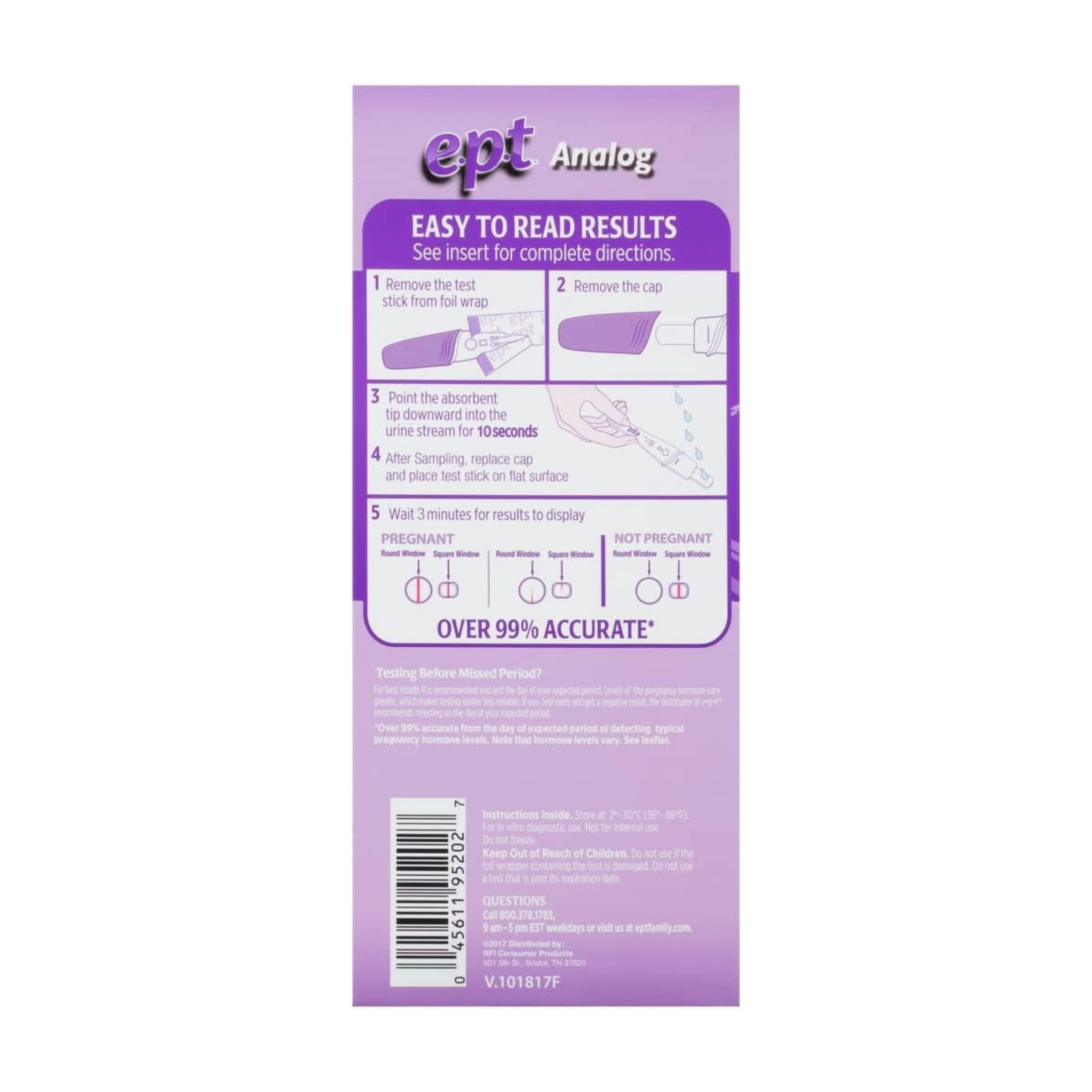 EPT Twin Pack Analog Pregnancy Test 2