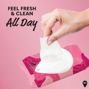 Summer's Eve Feminine Cleansing Cloths For Sensitive Skin Sheer Floral