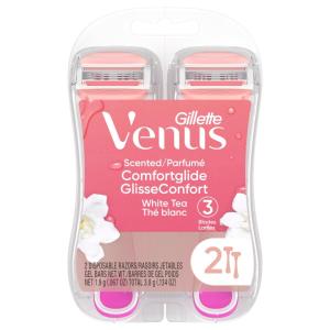 Gillette Venus Comfort Glide White Tea Scented Women's Disposable Razor